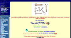 Desktop Screenshot of gen-aircraft-bolts.com